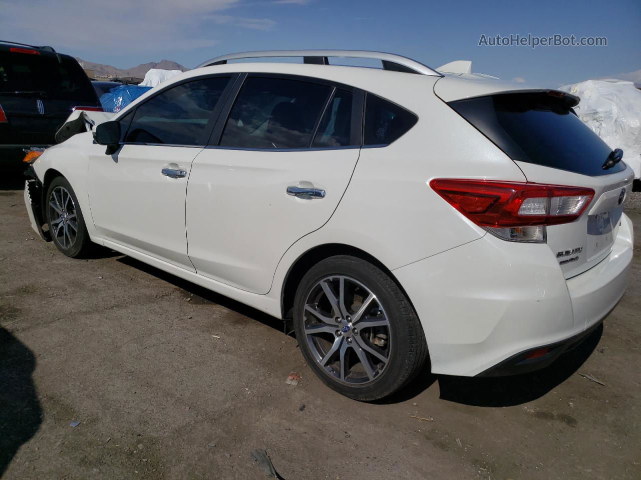 2018 Subaru Impreza Limited White vin: 4S3GTAN66J3733291