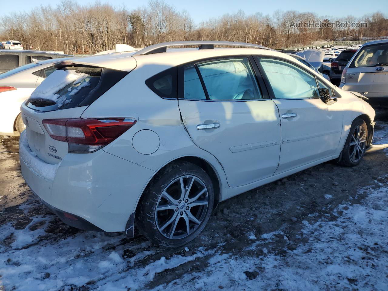 2018 Subaru Impreza Limited White vin: 4S3GTAT65J3716078