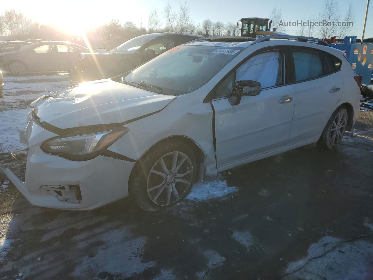 2018 Subaru Impreza Limited White vin: 4S3GTAT65J3716078