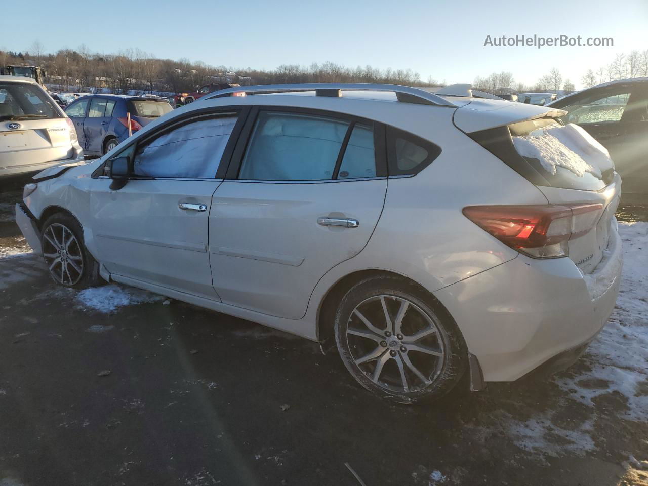 2018 Subaru Impreza Limited White vin: 4S3GTAT65J3716078