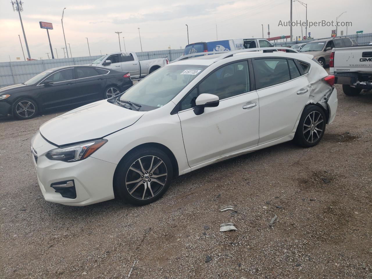 2018 Subaru Impreza Limited White vin: 4S3GTAT66J3701704