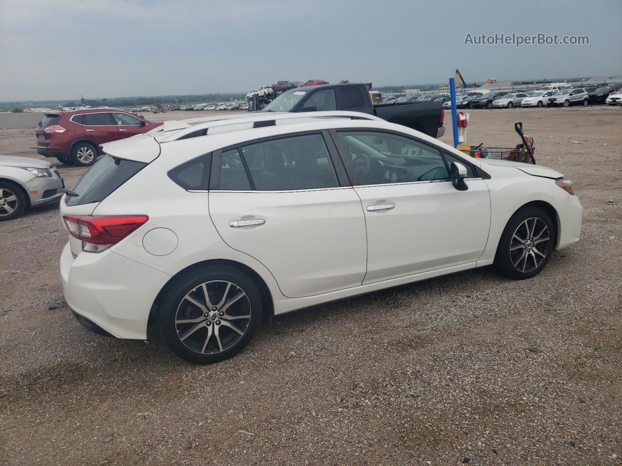 2018 Subaru Impreza Limited White vin: 4S3GTAT66J3701704