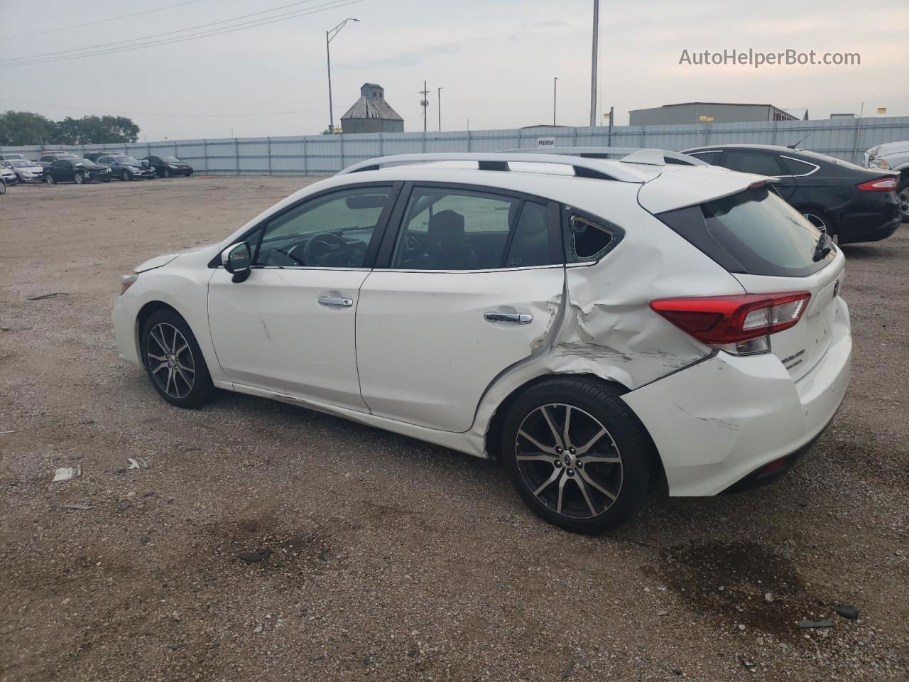 2018 Subaru Impreza Limited White vin: 4S3GTAT66J3701704