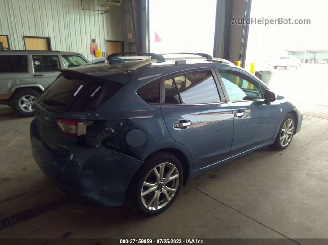 2018 Subaru Impreza Limited Blue vin: 4S3GTAU61J3725617