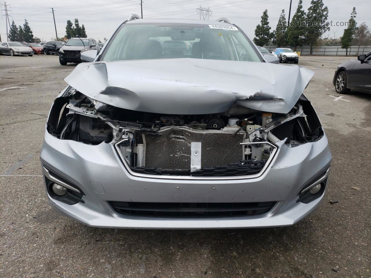 2018 Subaru Impreza Limited Silver vin: 4S3GTAU62J3722841