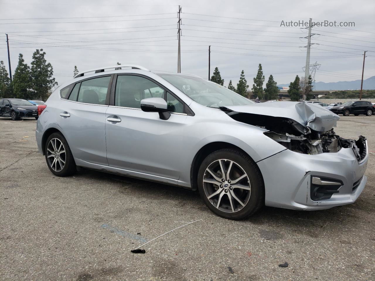 2018 Subaru Impreza Limited Silver vin: 4S3GTAU62J3722841