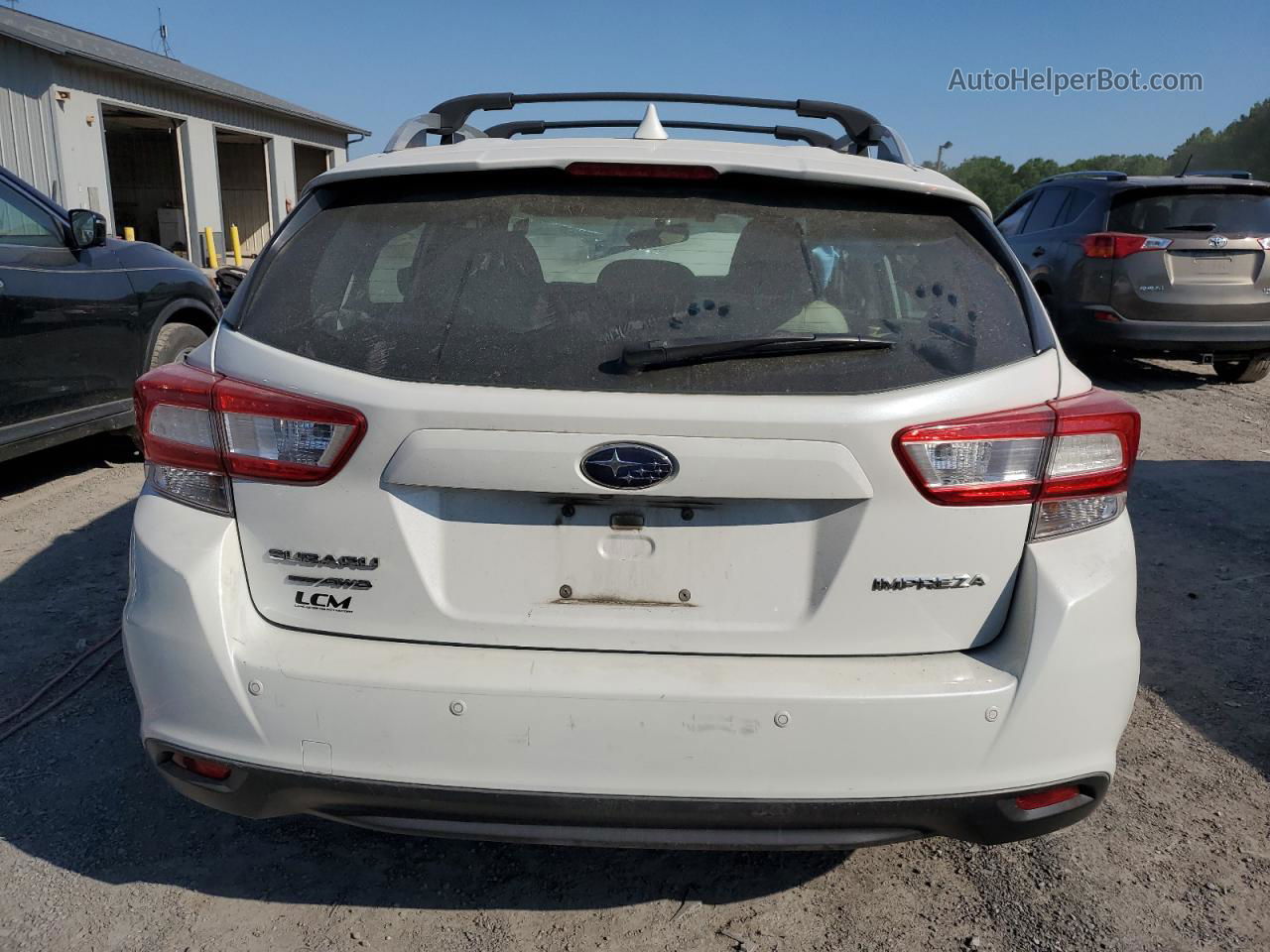 2018 Subaru Impreza Limited White vin: 4S3GTAU65J3745000