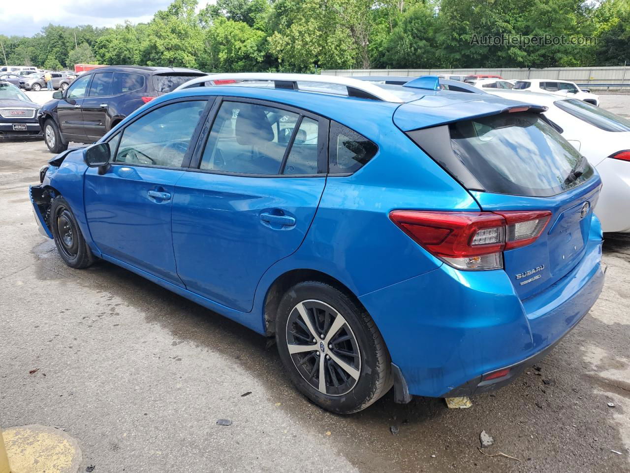2021 Subaru Impreza Premium Синий vin: 4S3GTAV60M3717561