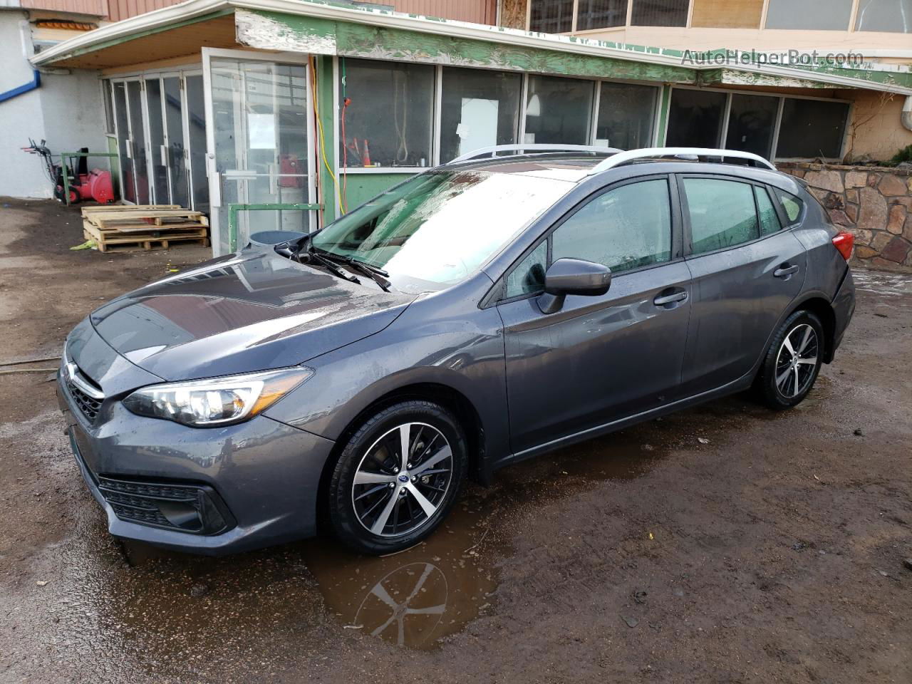 2021 Subaru Impreza Premium Gray vin: 4S3GTAV64M3713755