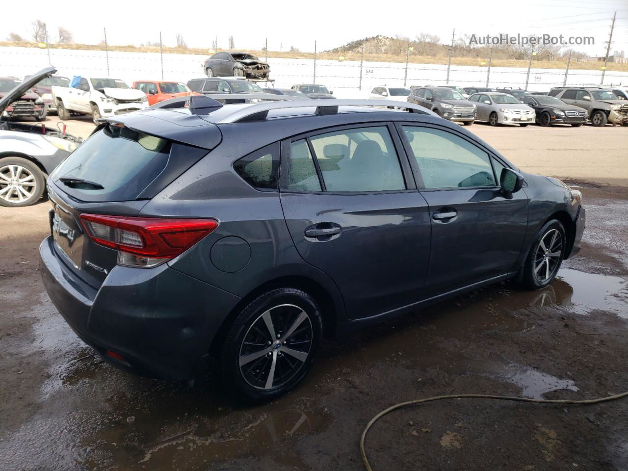 2021 Subaru Impreza Premium Серый vin: 4S3GTAV64M3713755