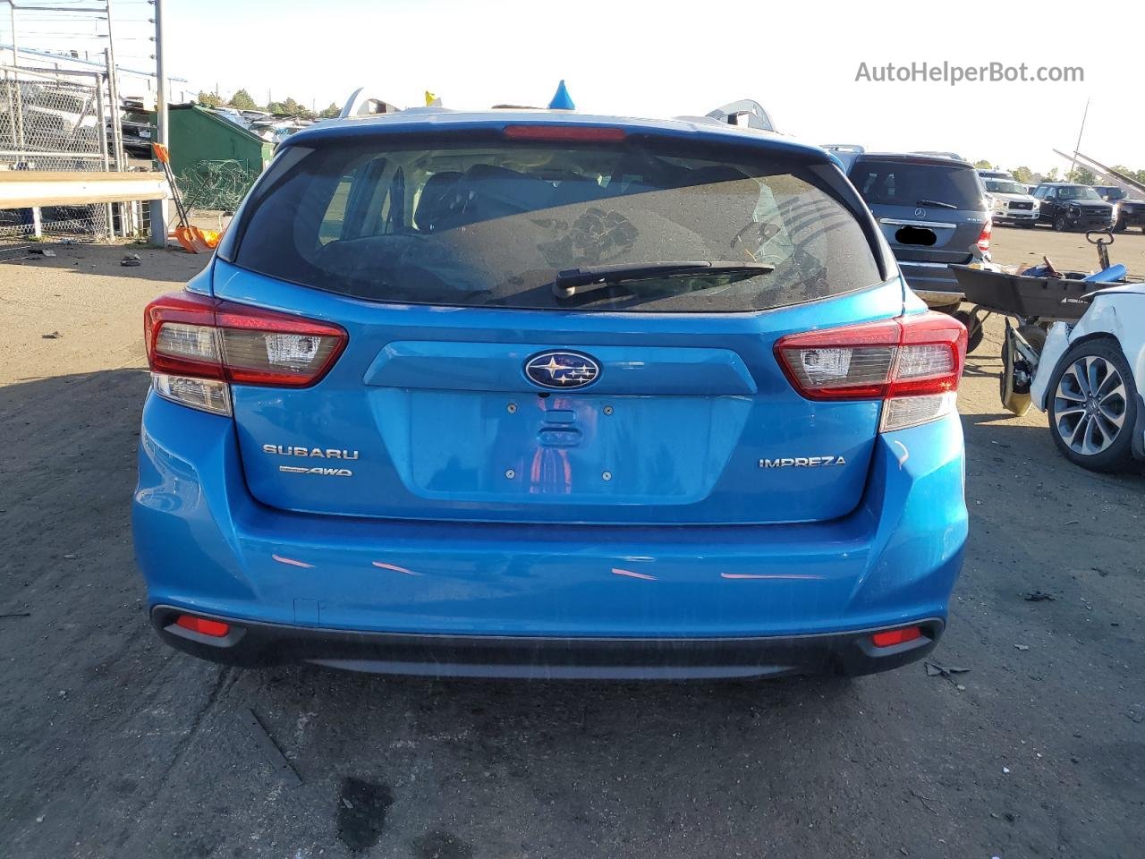 2021 Subaru Impreza Premium Blue vin: 4S3GTAV65M3701095