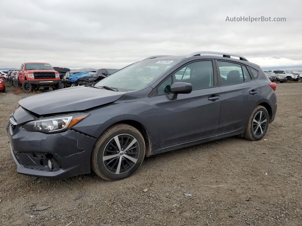 2021 Subaru Impreza Premium Charcoal vin: 4S3GTAV65M3703798