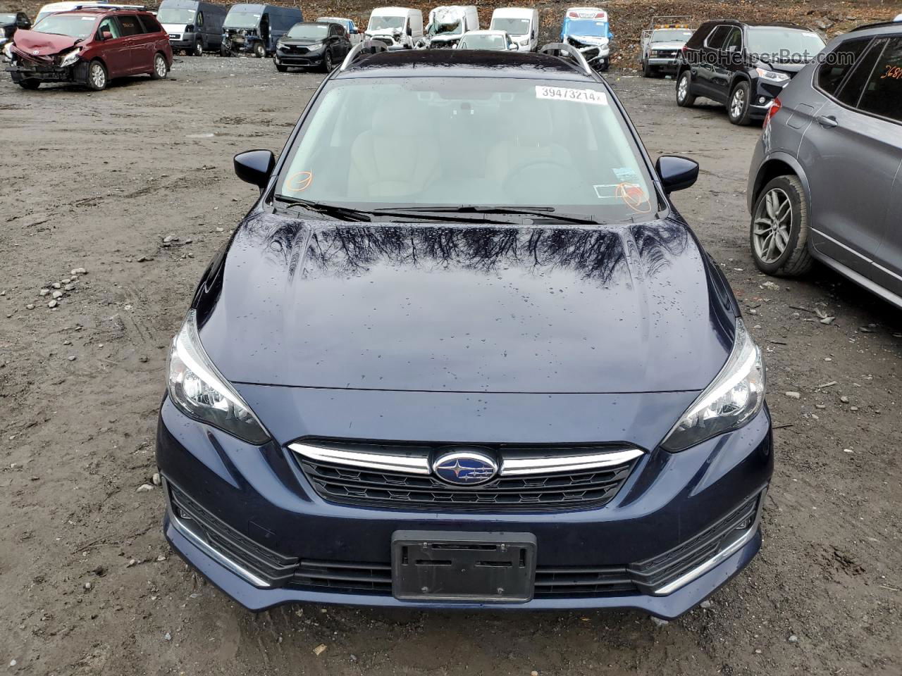 2021 Subaru Impreza Premium Синий vin: 4S3GTAV68M3716772