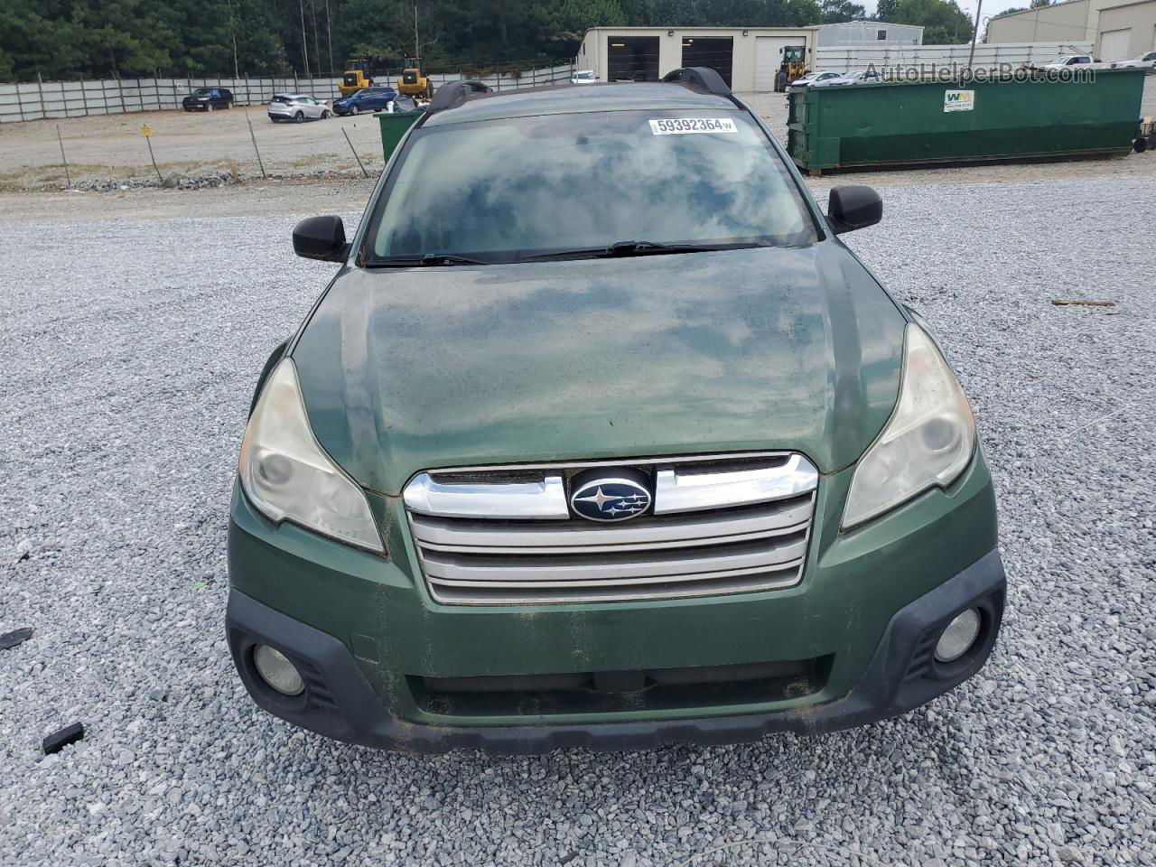 2014 Subaru Outback 2.5i Green vin: 4S4BRBAC3E1273482