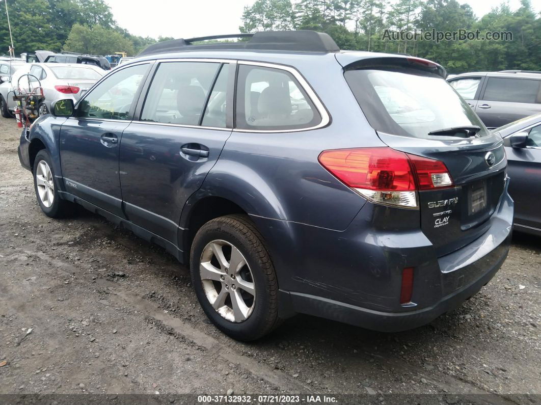 2014 Subaru Outback 2.5i Blue vin: 4S4BRBAC9E3301936