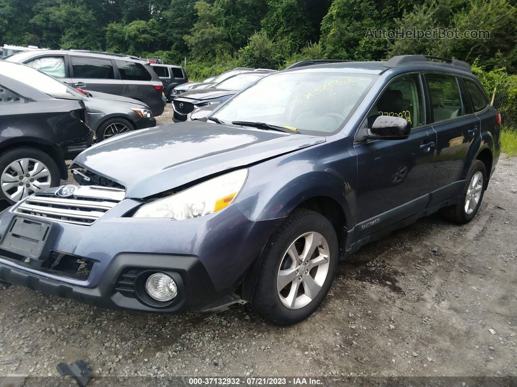 2014 Subaru Outback 2.5i Blue vin: 4S4BRBAC9E3301936