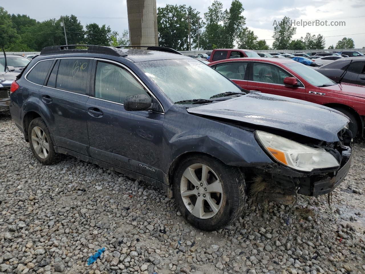 2014 Subaru Outback 2.5i Blue vin: 4S4BRBACXE3273435