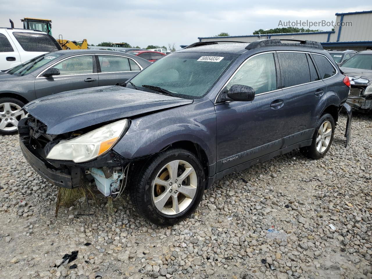 2014 Subaru Outback 2.5i Blue vin: 4S4BRBACXE3273435