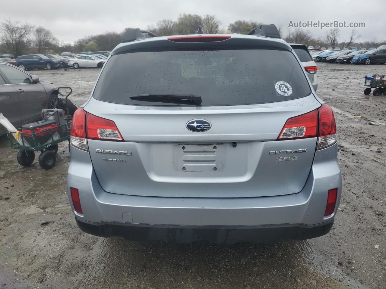 2014 Subaru Outback 2.5i Premium Blue vin: 4S4BRBCC0E1319248