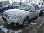 2014 Subaru Outback 2.5i Premium White vin: 4S4BRBCC0E3326561