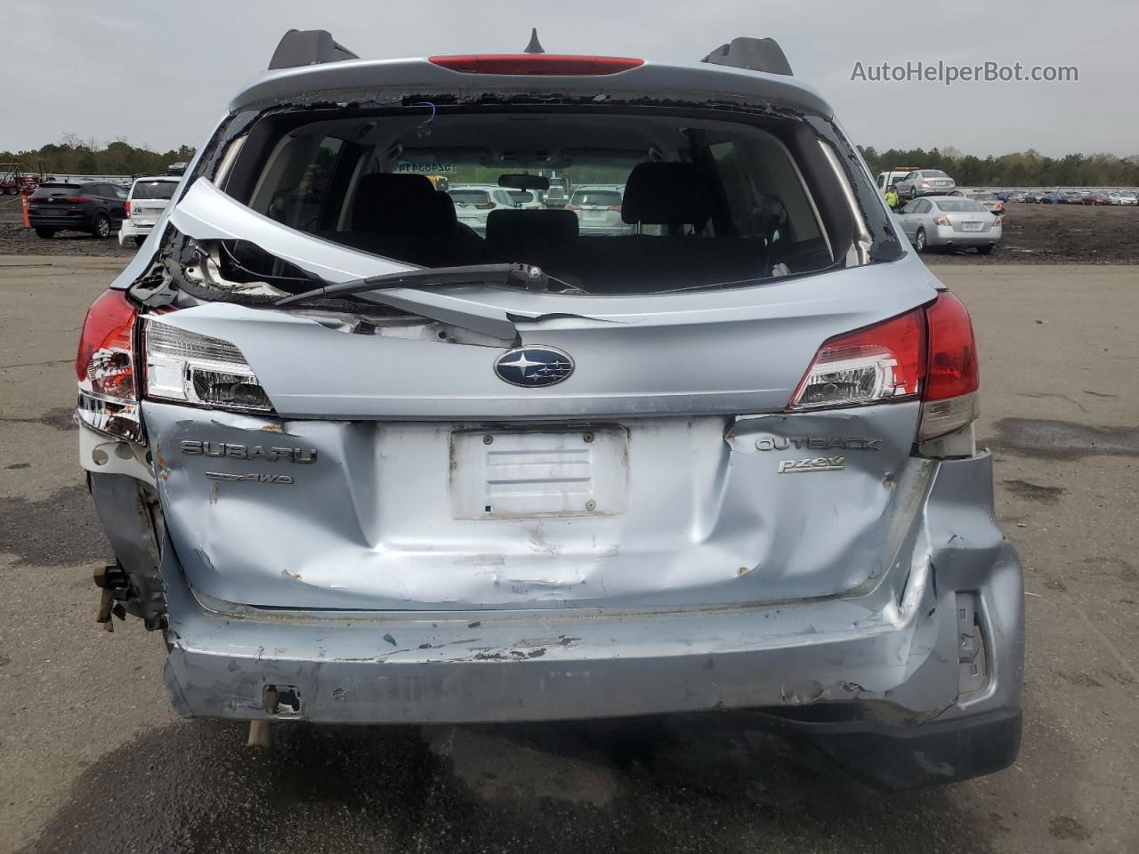 2014 Subaru Outback 2.5i Premium Blue vin: 4S4BRBCC1E3326830