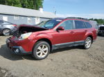 2014 Subaru Outback 2.5i Premium Red vin: 4S4BRBCC2E3218412