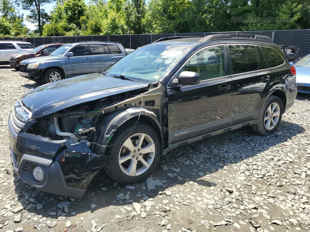 2014 Subaru Outback 2.5i Premium Black vin: 4S4BRBCC3E3290297