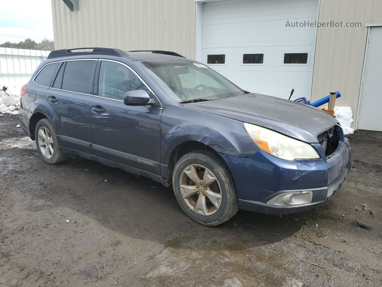 2014 Subaru Outback 2.5i Premium Blue vin: 4S4BRBCC4E3217729