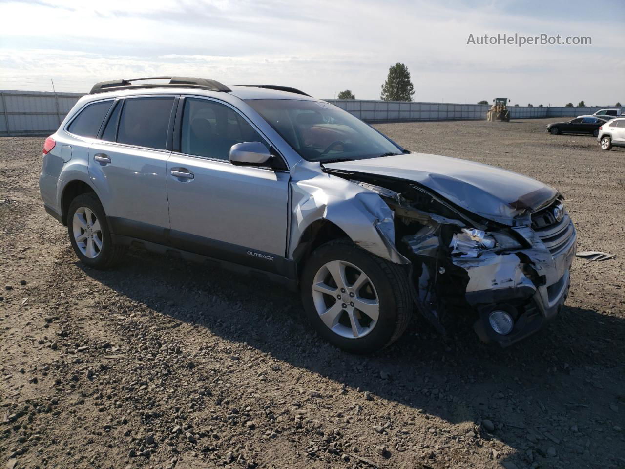 2014 Subaru Outback 2.5i Premium Silver vin: 4S4BRBCC4E3261391