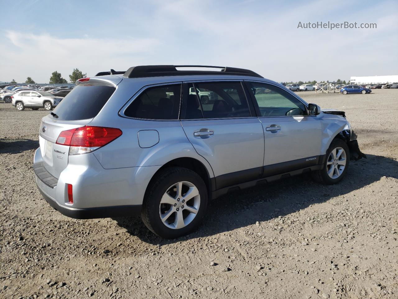 2014 Subaru Outback 2.5i Premium Silver vin: 4S4BRBCC4E3261391