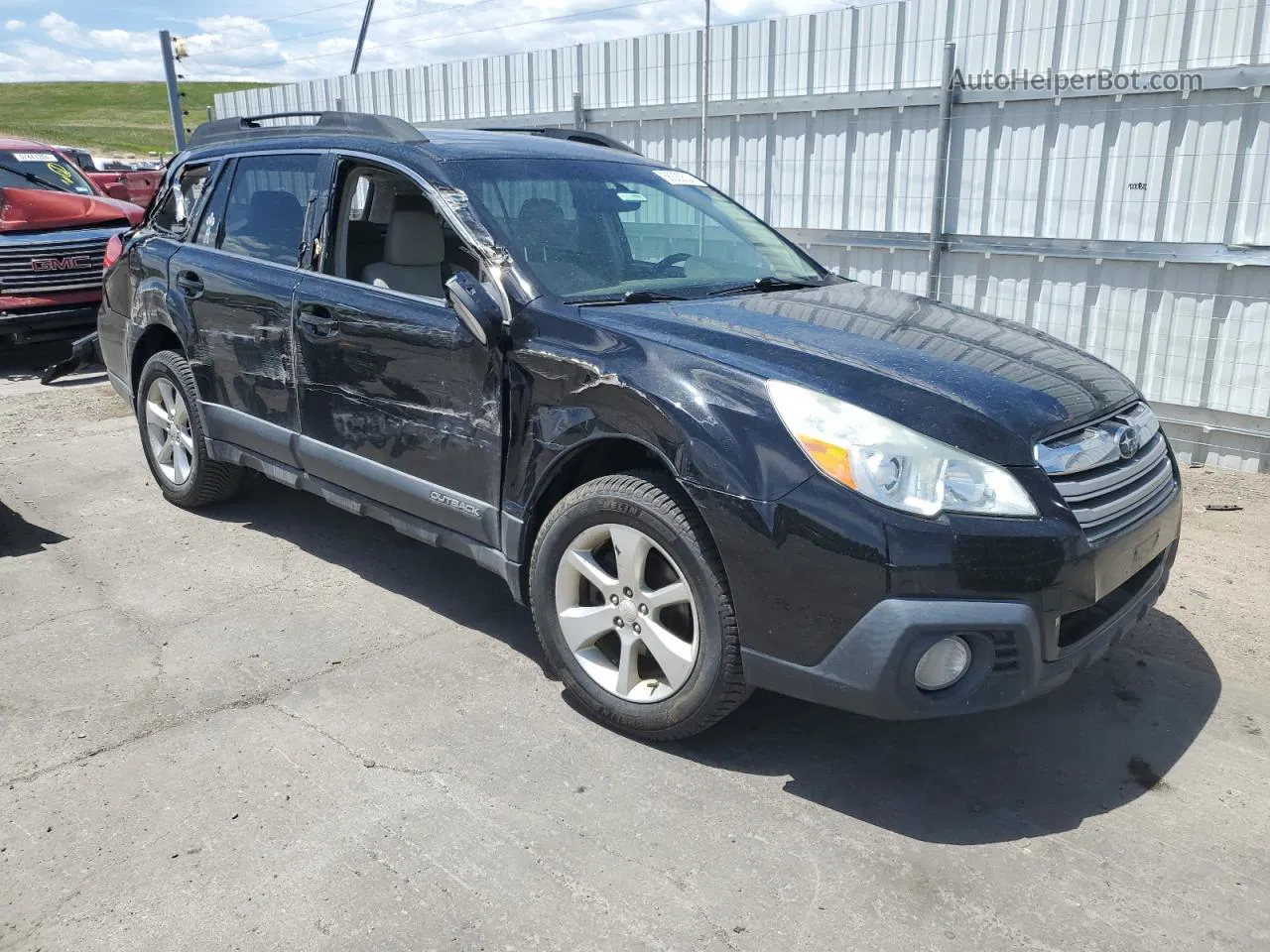 2014 Subaru Outback 2.5i Premium Blue vin: 4S4BRBCC5E3211826