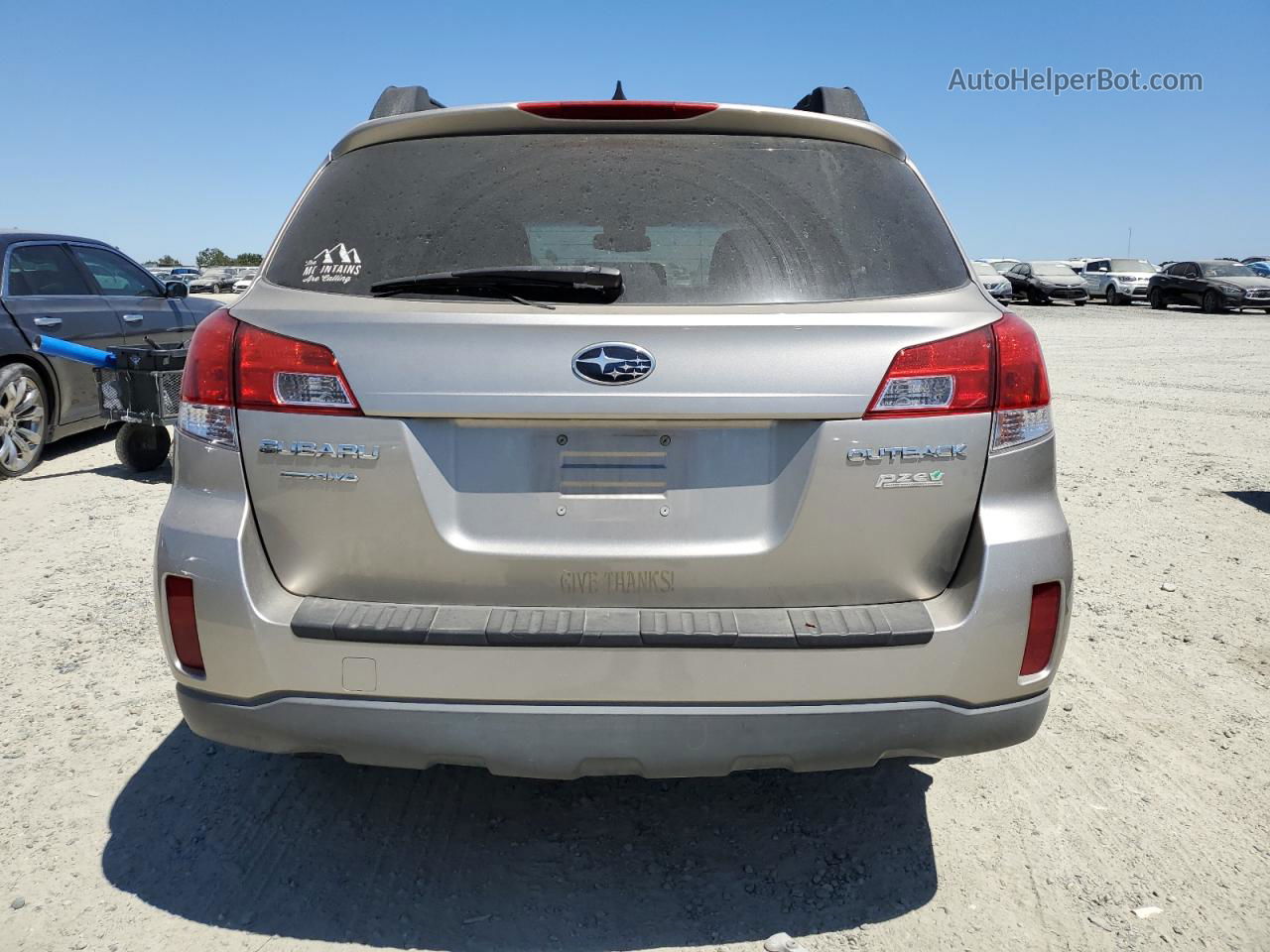 2014 Subaru Outback 2.5i Premium Beige vin: 4S4BRBCC5E3249217