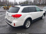 2014 Subaru Outback 2.5i Premium White vin: 4S4BRBCC6E3215951