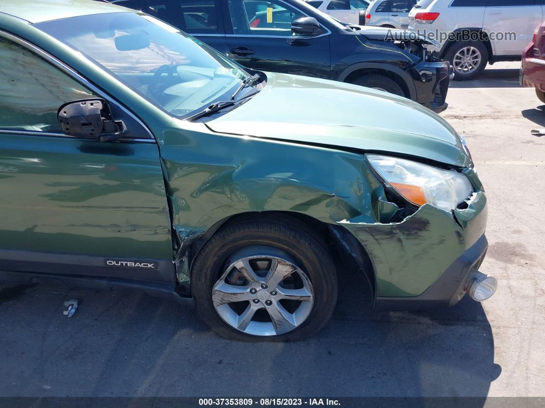 2014 Subaru Outback 2.5i Premium Teal vin: 4S4BRBCC6E3272764