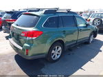 2014 Subaru Outback 2.5i Premium Teal vin: 4S4BRBCC6E3272764