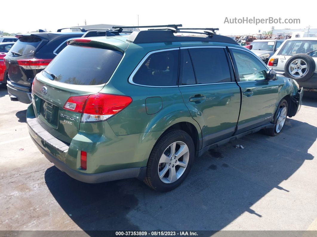 2014 Subaru Outback 2.5i Premium Teal vin: 4S4BRBCC6E3272764