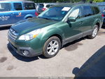 2014 Subaru Outback 2.5i Premium Teal vin: 4S4BRBCC6E3272764