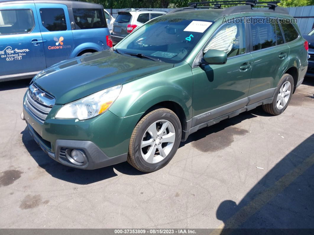 2014 Subaru Outback 2.5i Premium Teal vin: 4S4BRBCC6E3272764