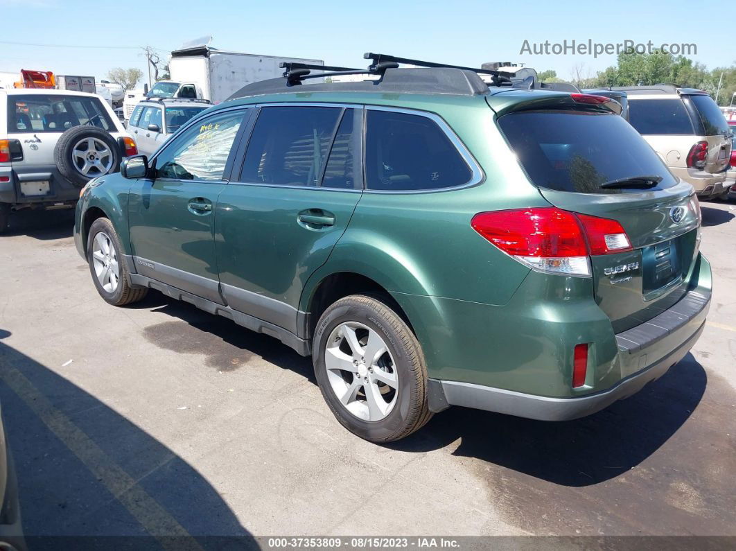 2014 Subaru Outback 2.5i Premium Teal vin: 4S4BRBCC6E3272764