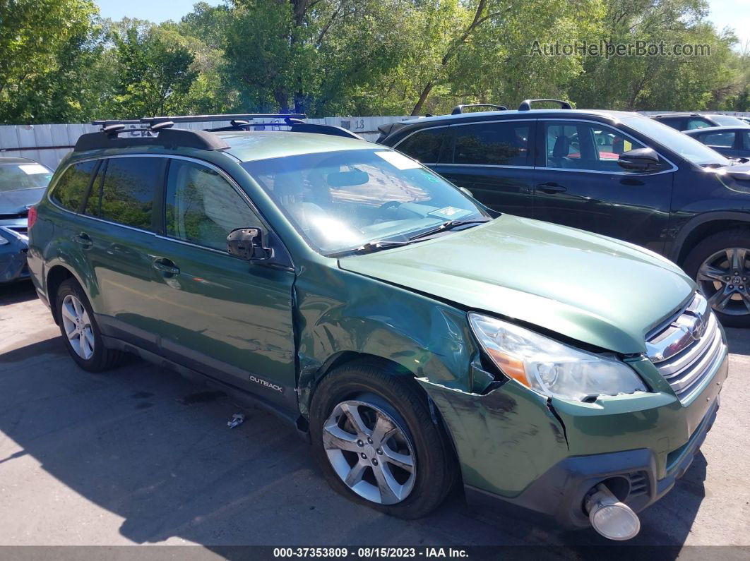 2014 Subaru Outback 2.5i Premium Teal vin: 4S4BRBCC6E3272764