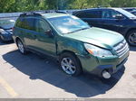 2014 Subaru Outback 2.5i Premium Teal vin: 4S4BRBCC6E3272764