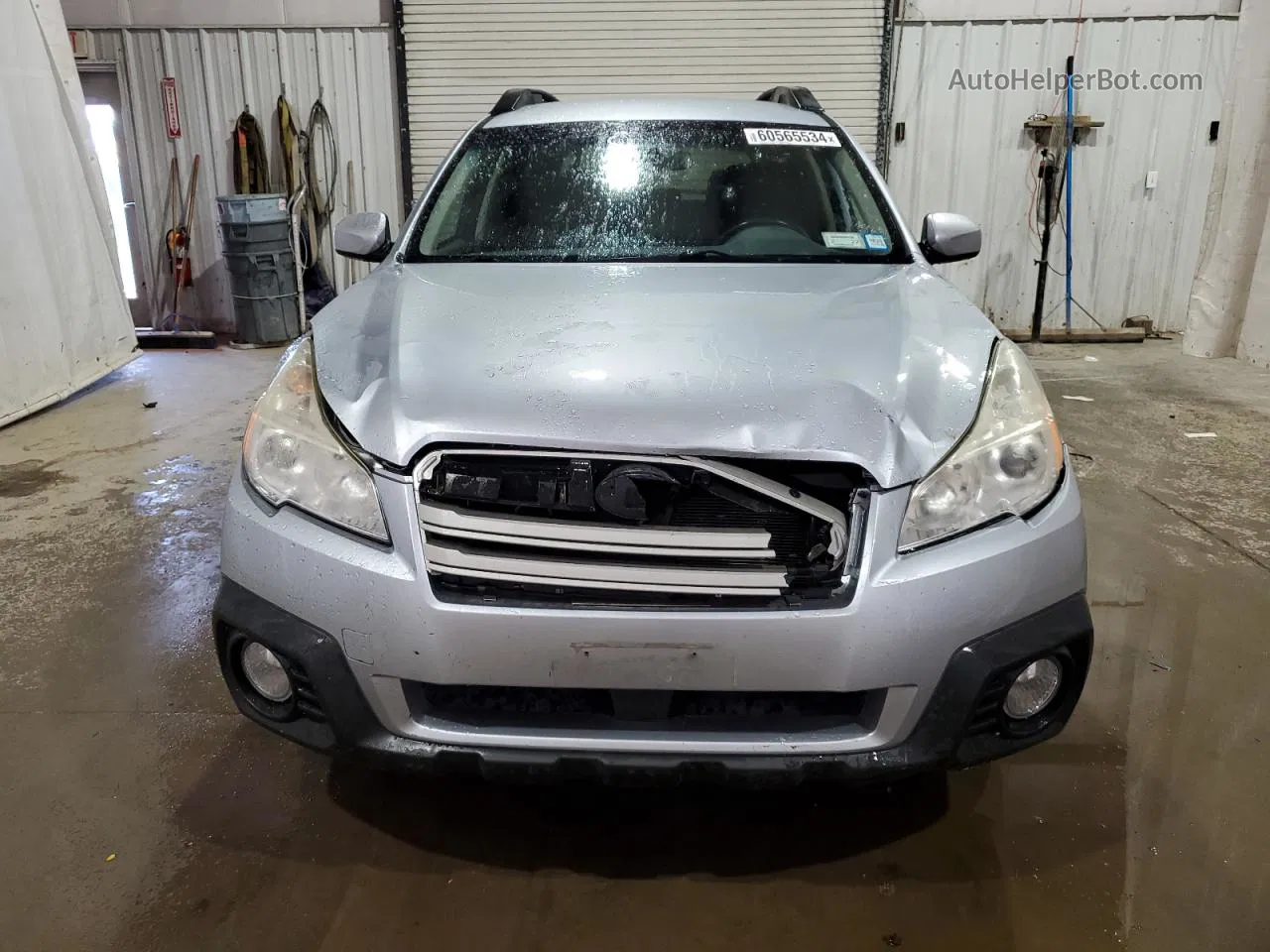 2014 Subaru Outback 2.5i Premium Silver vin: 4S4BRBCC6E3312597