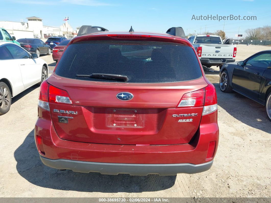 2014 Subaru Outback 2.5i Premium Red vin: 4S4BRBCC6E3327858