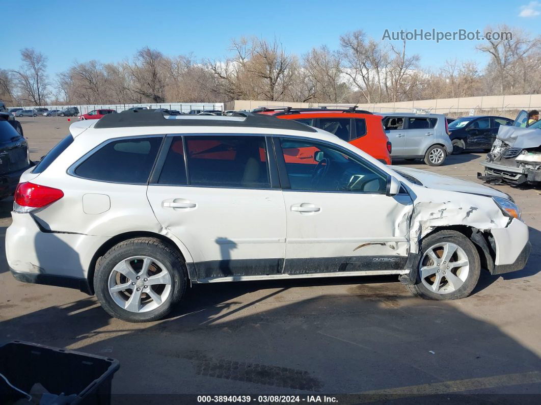 2014 Subaru Outback 2.5i Premium Белый vin: 4S4BRBCC9E1203336