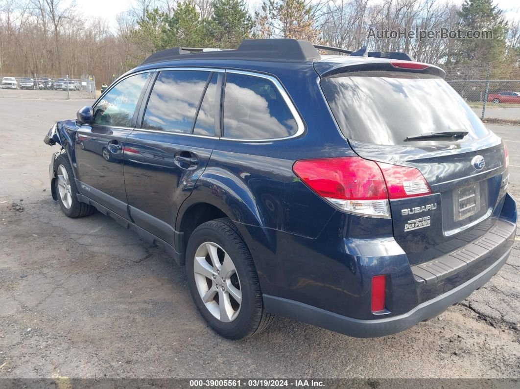 2014 Subaru Outback 2.5i Premium Dark Blue vin: 4S4BRBCC9E3204846