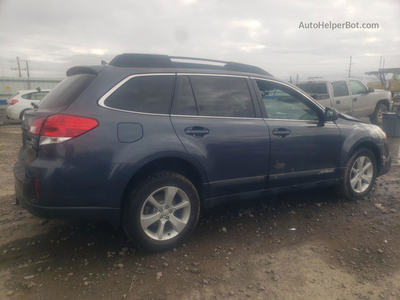 2014 Subaru Outback 2.5i Premium Gray vin: 4S4BRBCC9E3229259