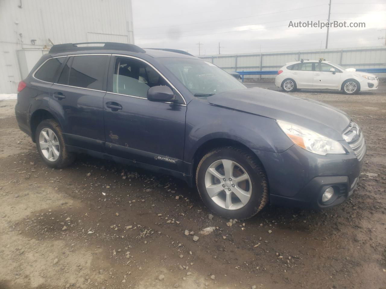 2014 Subaru Outback 2.5i Premium Серый vin: 4S4BRBCC9E3229259