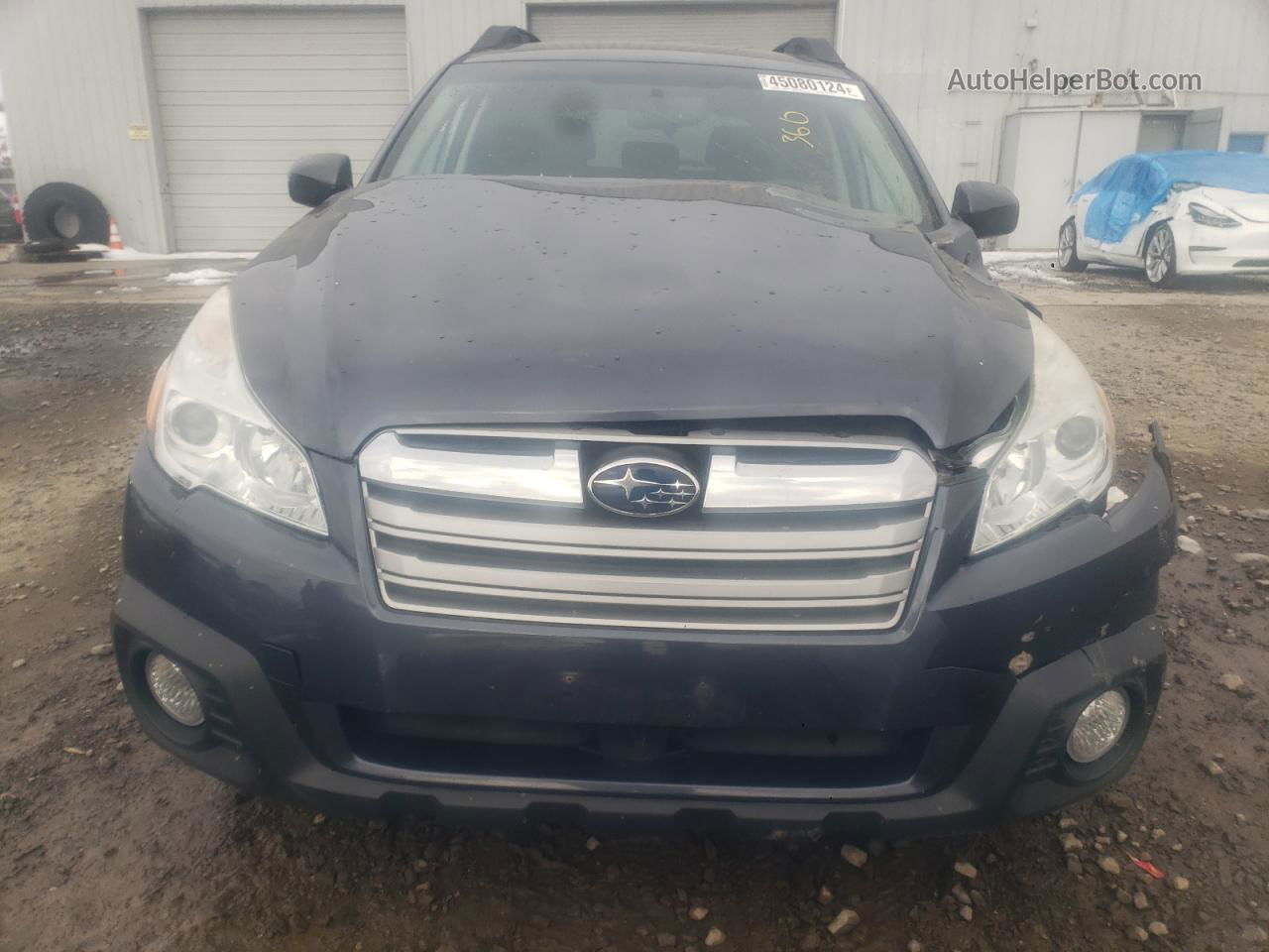 2014 Subaru Outback 2.5i Premium Gray vin: 4S4BRBCC9E3229259