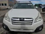 2014 Subaru Outback 2.5i Premium White vin: 4S4BRBCC9E3306924