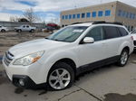 2014 Subaru Outback 2.5i Premium White vin: 4S4BRBCC9E3306924